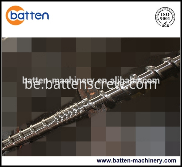 PP/PE Flankes Granulate адна пластыкавы экстрадэр шруба